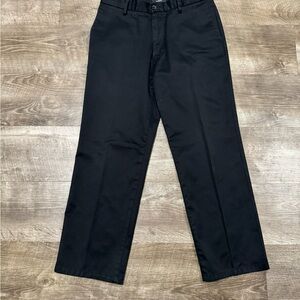 DOCKERS MENS BLACK STRAIGHT FIT PANTS SIZE 32x30
